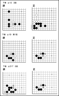 手筋が分かれば、碁が変わる〈上〉正誤表